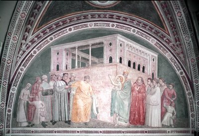St. Francis Renouncing his Worldly Goods, from the Bardi Chapel, c.1320 by Giotto di Bondone